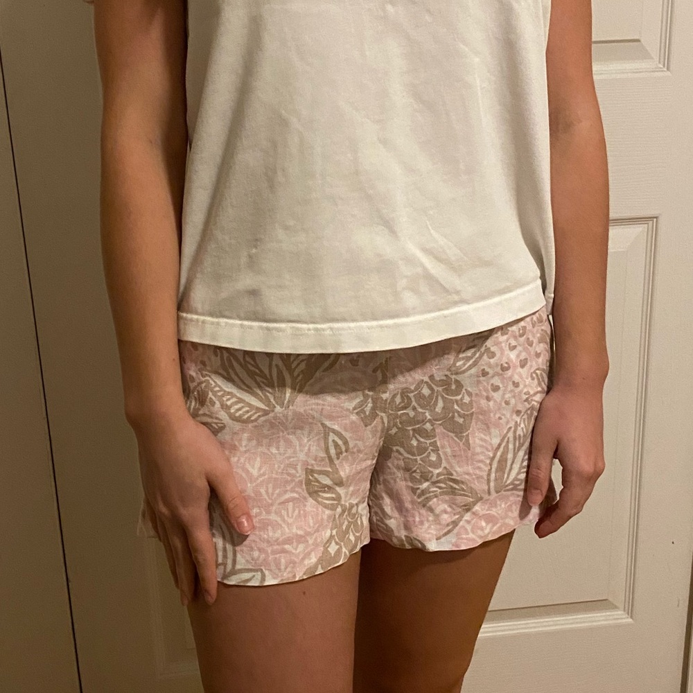Tropical Linen Shorts